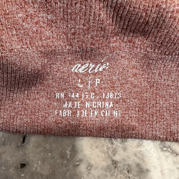 Aerie Seamless Strappy Bralette Small Rust Orange Terra Cotta No padding - Picture 4 of 4